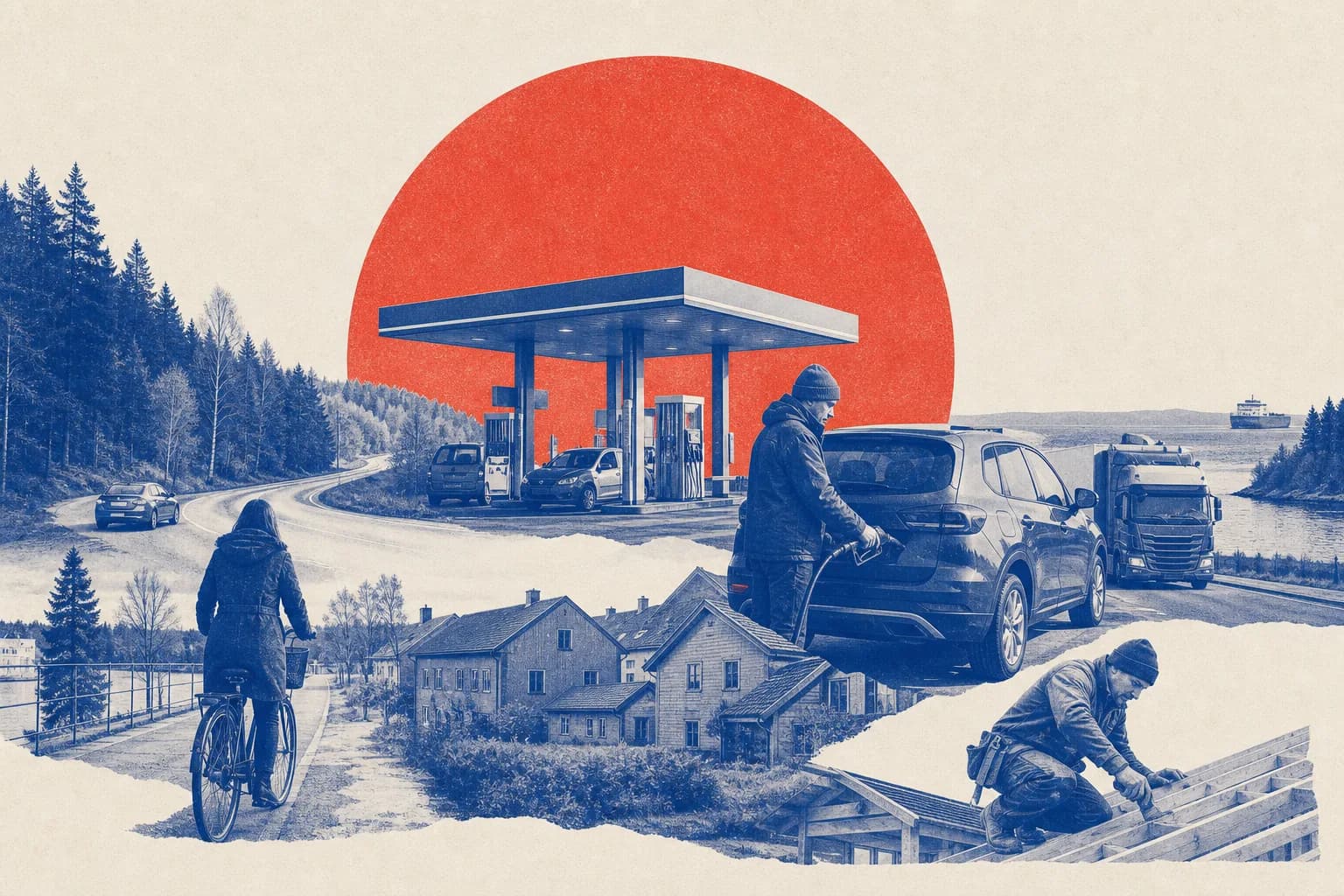 Editorial illustration for Sweden excise duty reduction on motor fuels